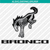 Ford Bronco Logo SVG Bundle Vector Cricut