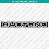 Ford Mustang Dark Horse Logo SVG Bundle Vector Cricut