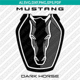 Ford Mustang Dark Horse Logo SVG Bundle Vector Cricut