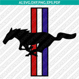 Ford Mustang Logo SVG Bundle Vector Cricut