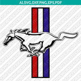 Ford Mustang Logo SVG Bundle Vector Cricut