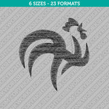 France French Football Federation FFF Embroidery Design - 6 Sizes - INSTANT DOWNLOAD