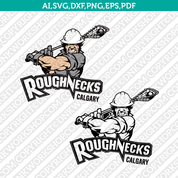 Calgary Rasc Logo Calgary Roughnecks Logo SVG | SVG DXF EPS PNG AI for Cricut – DNKWorkshop