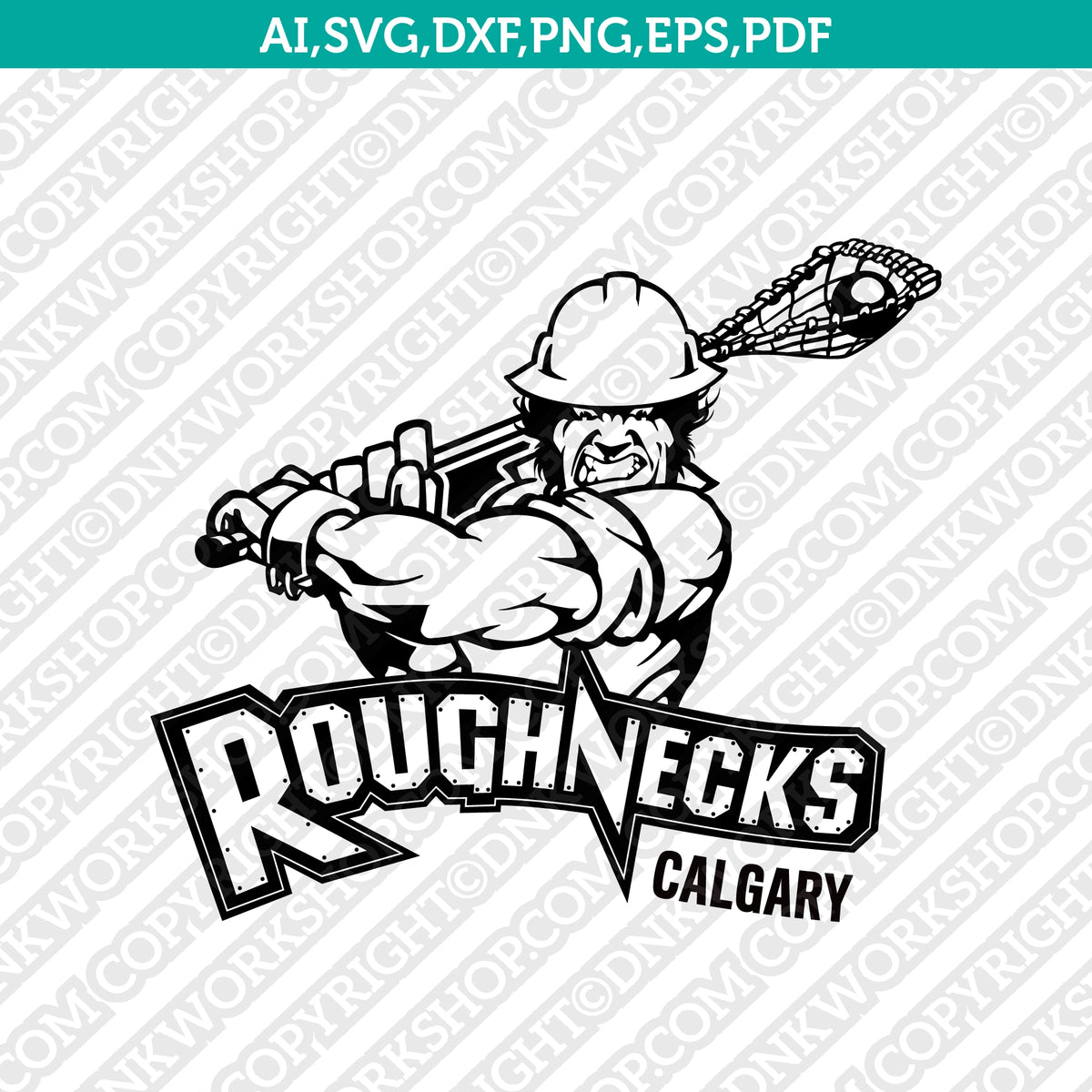 Calgary Roughnecks Logo SVG | SVG DXF EPS PNG AI for Cricut – DNKWorkshop