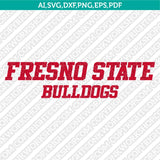 Fresno State Bulldogs Logo SVG Bundle | NCAA College Vector Cricut