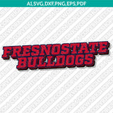 Fresno State Bulldogs Logo SVG Bundle | NCAA College Vector Cricut