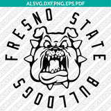 Fresno State Bulldogs Logo SVG Bundle | NCAA College Vector Cricut