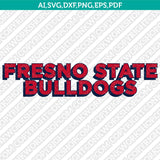 Fresno State Bulldogs Logo SVG Bundle | NCAA College Vector Cricut