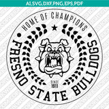 Fresno State Bulldogs Logo SVG Bundle | NCAA College Vector Cricut