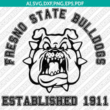 Fresno State Bulldogs Logo SVG Bundle | NCAA College Vector Cricut