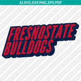 Fresno State Bulldogs Logo SVG Bundle | NCAA College Vector Cricut