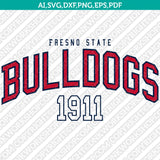 Fresno State Bulldogs Logo SVG Bundle | NCAA College Vector Cricut