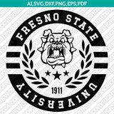 Fresno State Bulldogs Logo SVG Bundle | NCAA College Vector Cricut