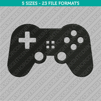 Game Controller Embroidery Design - 5 Sizes - INSTANT DOWNLOAD