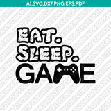 Gamer Gaming Video Game Bundle SVG Cricut Cut File Clipart Png Eps Dxf Vector