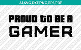 Gamer Gaming Video Game Bundle SVG Cricut Cut File Clipart Png Eps Dxf Vector