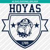 Georgetown Hoyas Logo SVG Bundle | NCAA College Vector Cricut