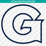 Georgetown Hoyas Logo SVG Bundle | NCAA College Vector Cricut
