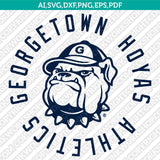 Georgetown Hoyas Logo SVG Bundle | NCAA College Vector Cricut