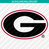 Georgia Bulldogs Logo SVG Bundle | NCAA College Vector Cricut