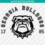 Georgia Bulldogs Logo SVG Bundle | NCAA College Vector Cricut