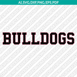 Georgia Bulldogs Logo SVG Bundle | NCAA College Vector Cricut