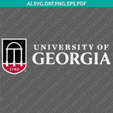 Georgia Bulldogs Logo SVG Bundle | NCAA College Vector Cricut