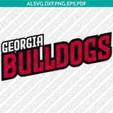 Georgia Bulldogs Logo SVG Bundle | NCAA College Vector Cricut