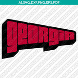 Georgia Bulldogs Logo SVG Bundle | NCAA College Vector Cricut