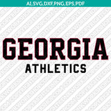 Georgia Bulldogs Logo SVG Bundle | NCAA College Vector Cricut
