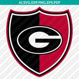 Georgia Bulldogs Logo SVG Bundle | NCAA College Vector Cricut