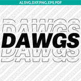 Georgia Bulldogs Logo SVG Bundle | NCAA College Vector Cricut
