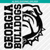Georgia Bulldogs Logo SVG Bundle | NCAA College Vector Cricut