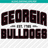 Georgia Bulldogs Logo SVG Bundle | NCAA College Vector Cricut
