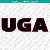 Georgia Bulldogs Logo SVG Bundle | NCAA College Vector Cricut