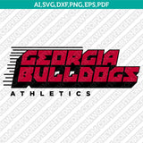 Georgia Bulldogs Logo SVG Bundle | NCAA College Vector Cricut