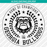 Georgia Bulldogs Logo SVG Bundle | NCAA College Vector Cricut