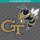Georgia Tech Yellow Jackets Logo SVG Bundle | NCAA College Vector Cricut