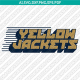 Georgia Tech Yellow Jackets Logo SVG Bundle | NCAA College Vector Cricut