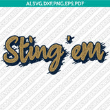 Georgia Tech Yellow Jackets Logo SVG Bundle | NCAA College Vector Cricut