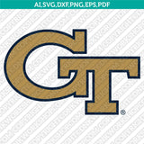 Georgia Tech Yellow Jackets Logo SVG Bundle | NCAA College Vector Cricut