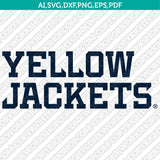 Georgia Tech Yellow Jackets Logo SVG Bundle | NCAA College Vector Cricut