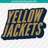 Georgia Tech Yellow Jackets Logo SVG Bundle | NCAA College Vector Cricut