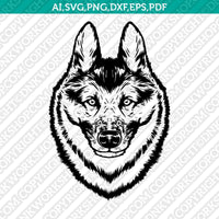 German Shepherd Dog Breed SVG Cut File Vector Silhouette Cameo Cricut Clipart Png Dxf Eps