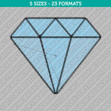 Glamour Diamond Embroidery Design - 5 Sizes - INSTANT DOWNLOAD