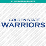 Golden State Warriors Logo SVG | NBA Vector Cricut Silhouette