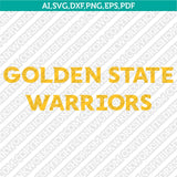 Golden State Warriors Logo SVG | NBA Vector Cricut Silhouette