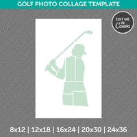 Golf Photo Collage Template Canva PDF