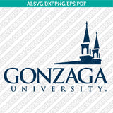 Gonzaga Bulldogs Logo SVG Bundle | NCAA College Vector Cricut