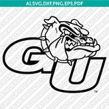 Gonzaga Bulldogs Logo SVG Bundle | NCAA College Vector Cricut